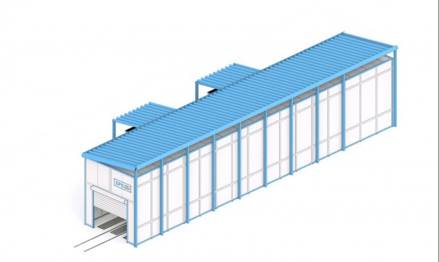 В проекте - окрасочно-сушильная камера уличного типа
